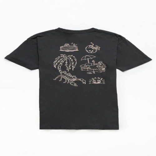 VANS 반스 미국 영국 상품 HAND DRAWN PARADISE 티셔츠