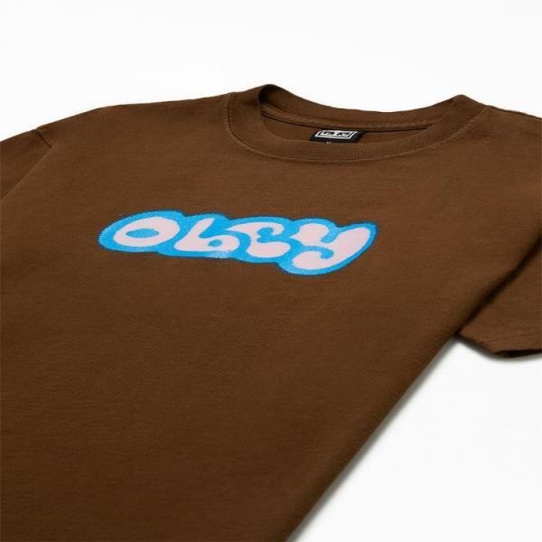 OBEY 오베이 SPRAY 로고 티셔츠