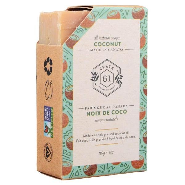 Crate 61 호주배송 유기농S 비건 Natural Bar Soap Dry Skin Handmade With Premium Essential Oils Pack of 6 (Citrus)